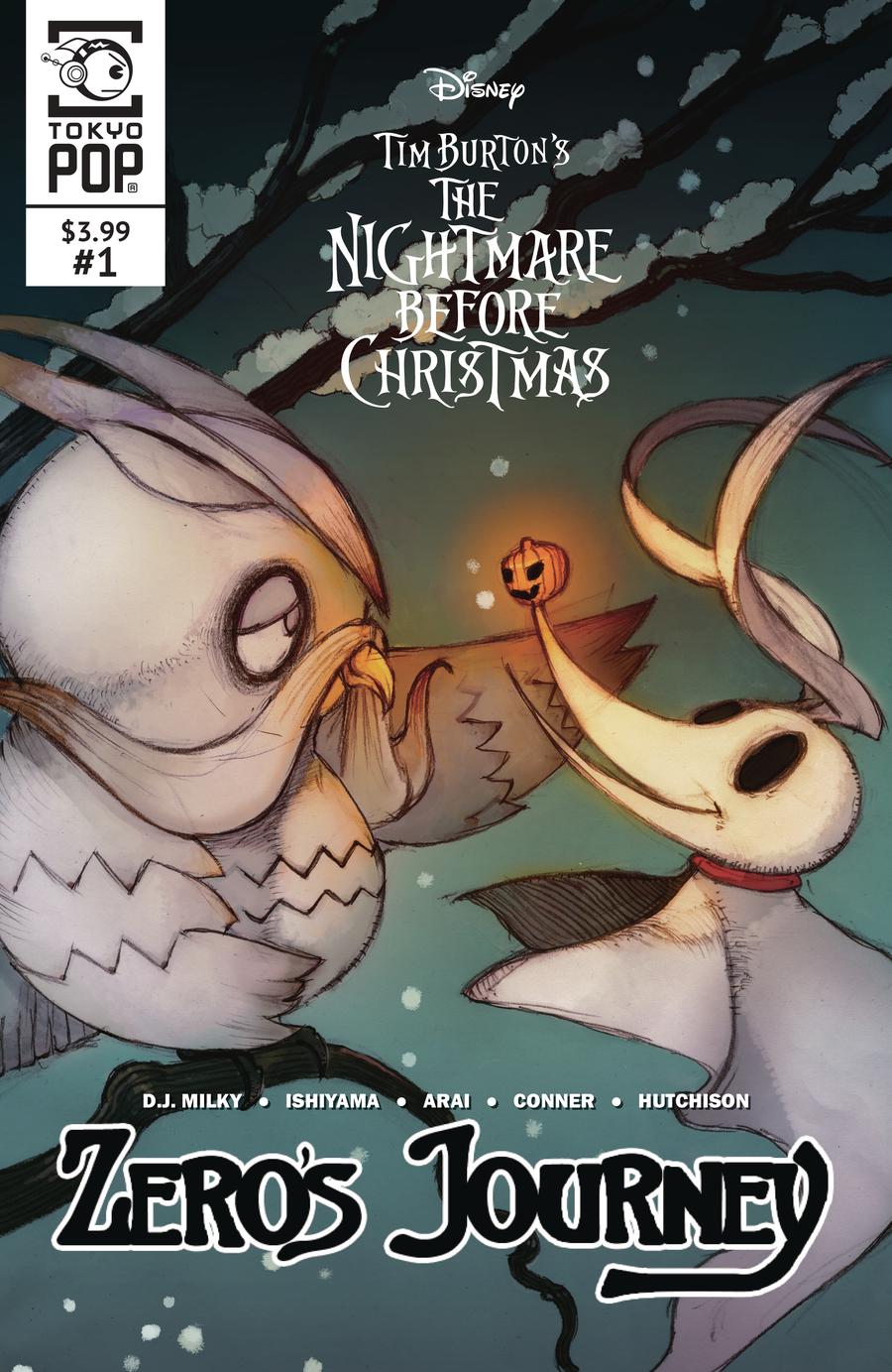 Nightmare Before Christmas Zeros Journey #1 Cover A Regular Kiyoshi Arai Cover