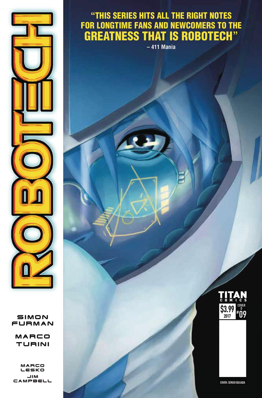 Robotech Vol 3 #9 Cover C Variant Sergio Quijada Cover