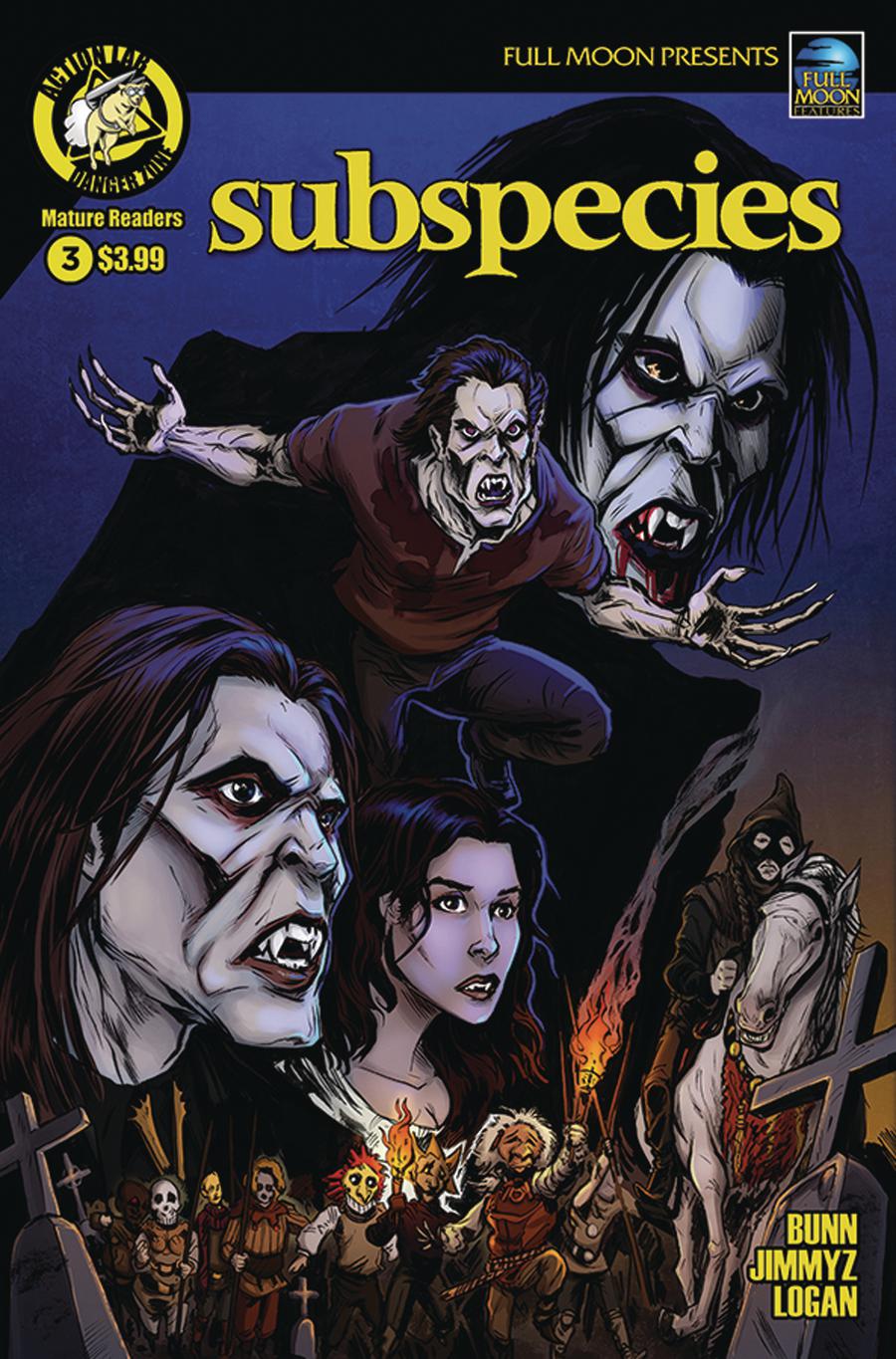 Subspecies (Danger Zone) #3 Cover A Regular Daniel Jay Logan Cover