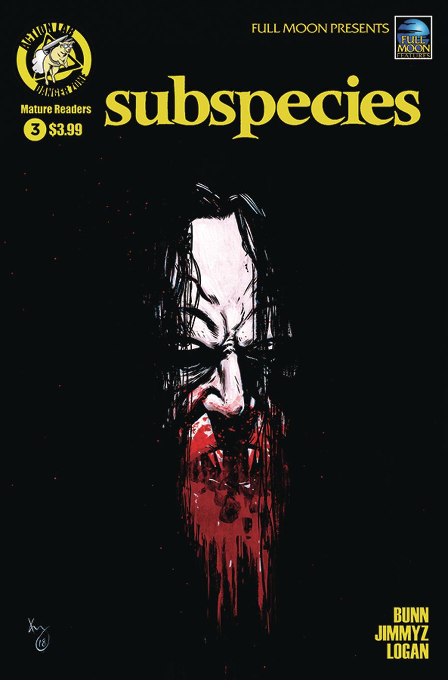Subspecies (Danger Zone) #3 Cover B Variant Kelly Williams Cover