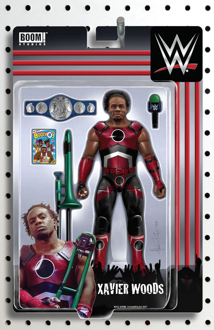WWE #17 Cover B Variant Adam Riches Action Figure Cover