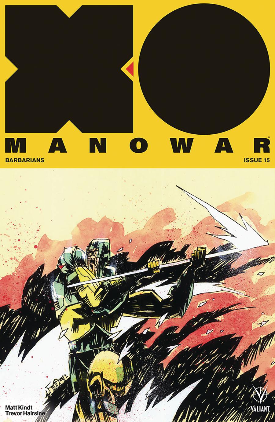 X-O Manowar Vol 4 #15 Cover B Variant Jim Mahfood Cover