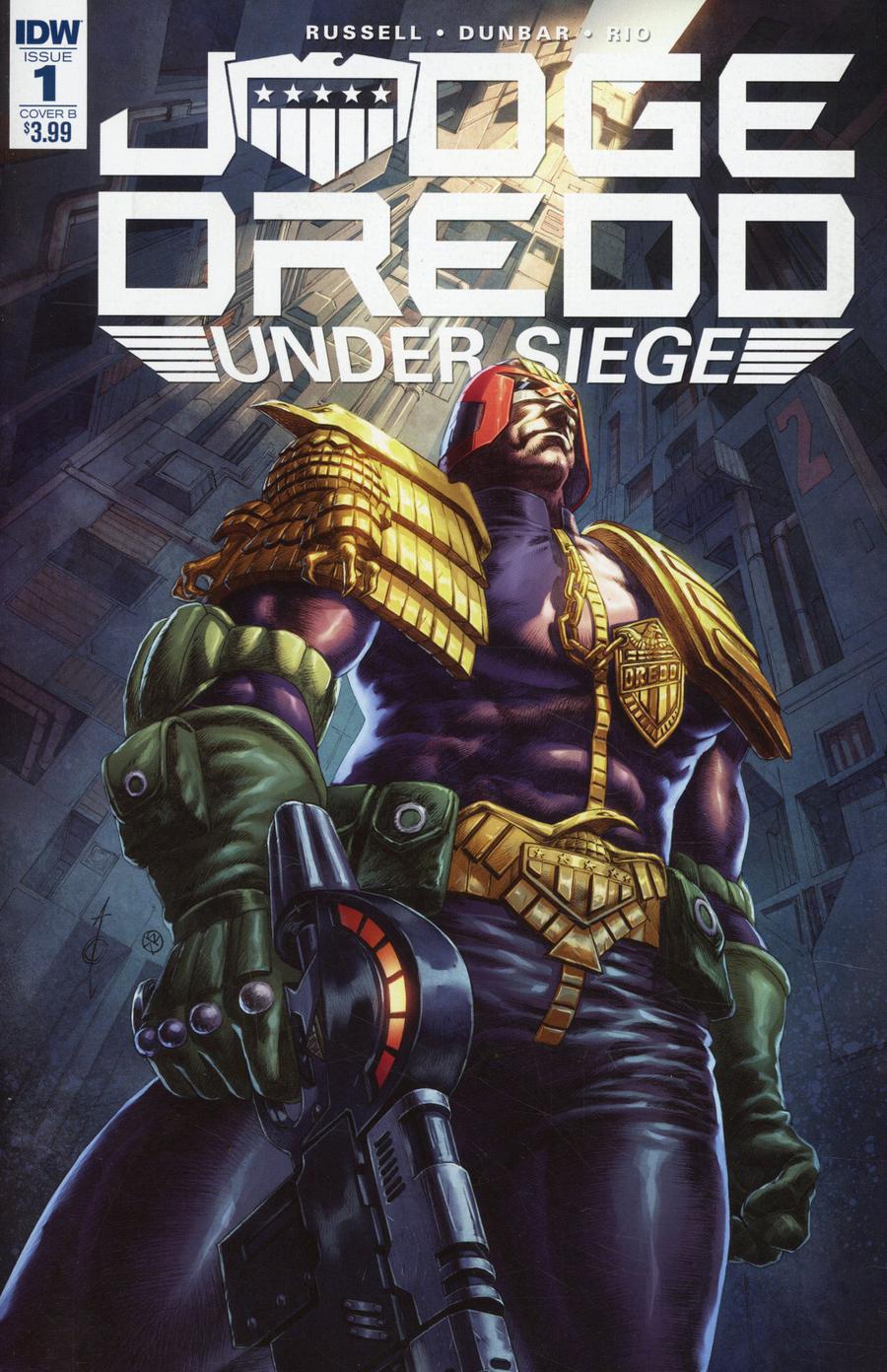 Judge Dredd Under Siege #1 Cover B Variant Alan Quah Cover