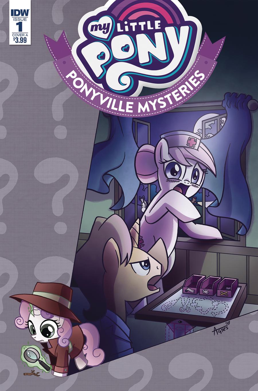 My Little Pony Ponyville Mysteries #1 Cover A Regular Agnes Garbowska Cover