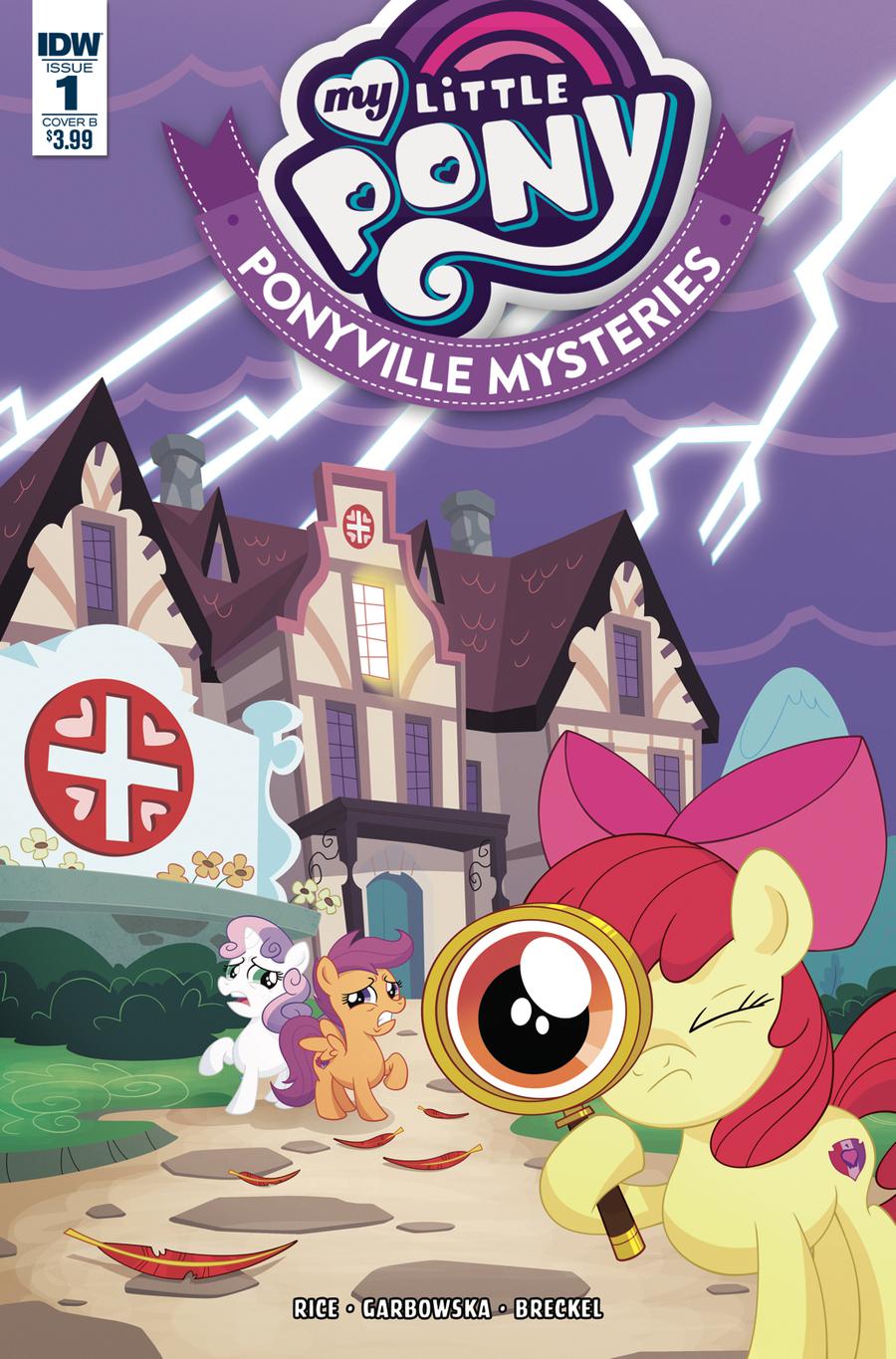 My Little Pony Ponyville Mysteries #1 Cover B Variant Philip Murphy Cover