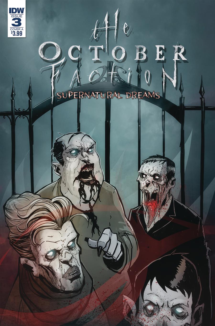 October Faction Supernatural Dreams #3 Cover A Regular Damien Worm Cover