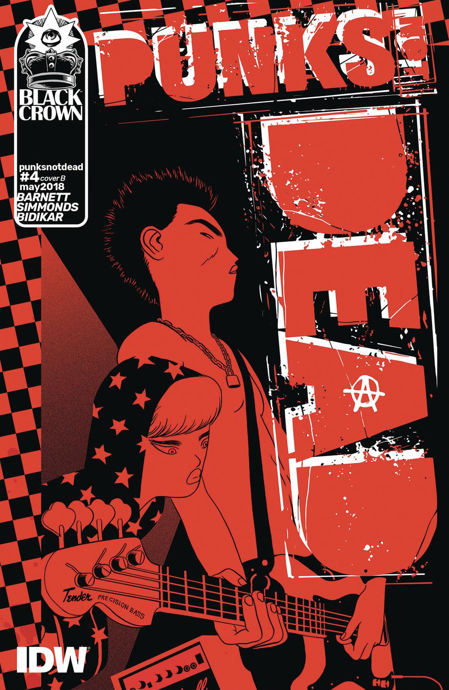 Punks Not Dead #4 Cover B Variant Dilraj Mann Cover