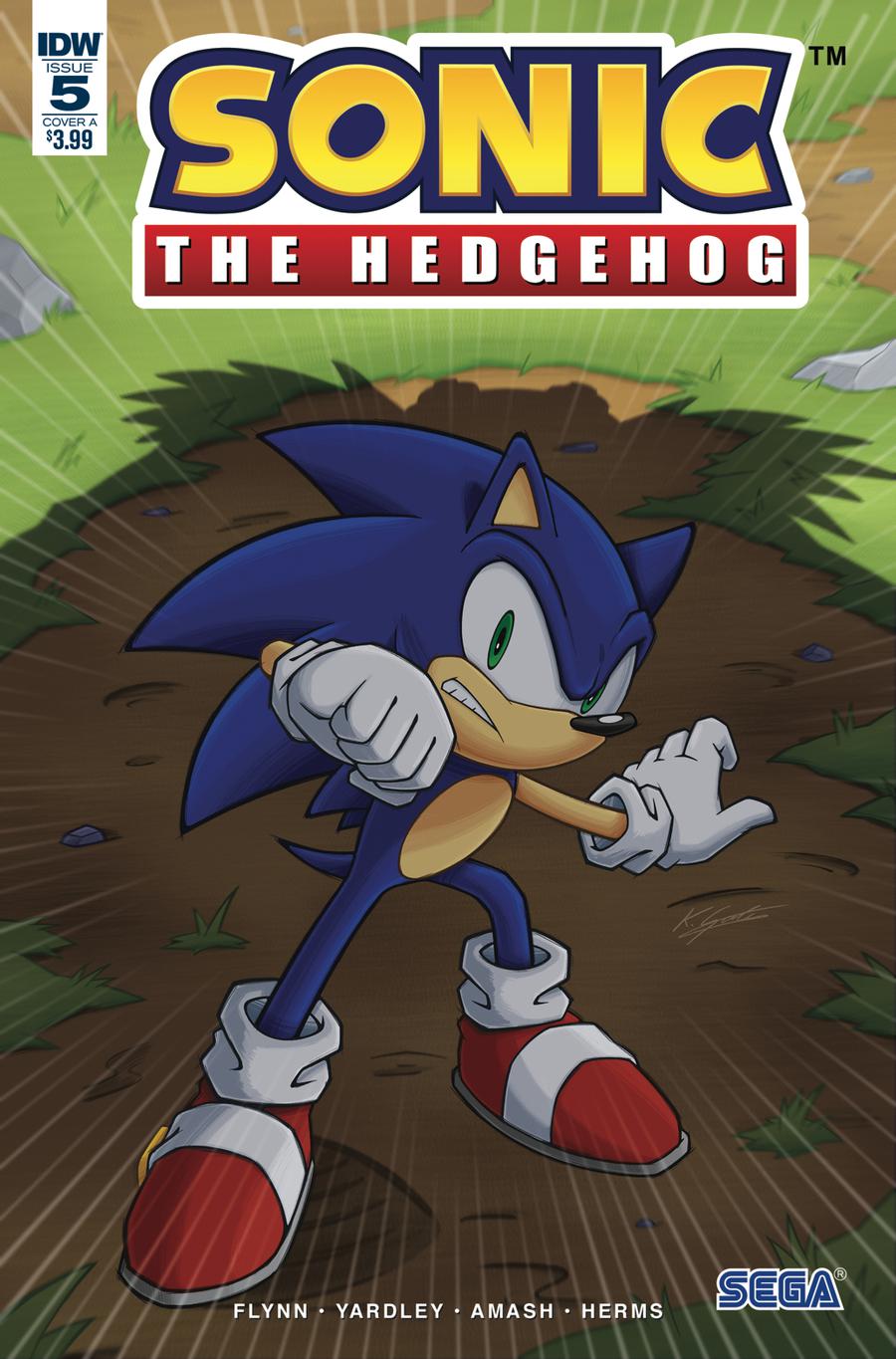 Sonic The Hedgehog Vol 3 #5 Cover A Regular Jamal Peppers Cover