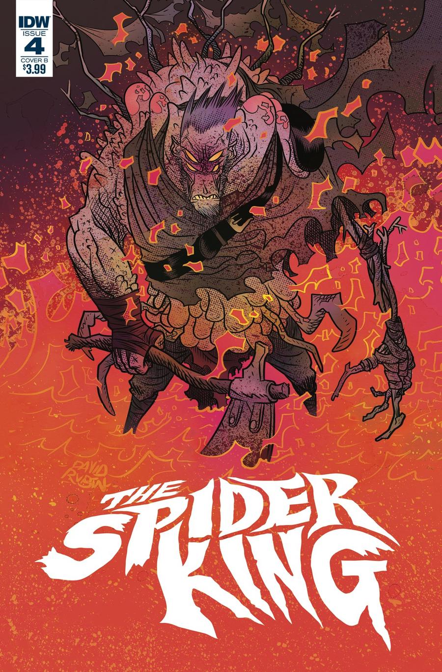 Spider King #4 Cover B Variant David Rubin Cover