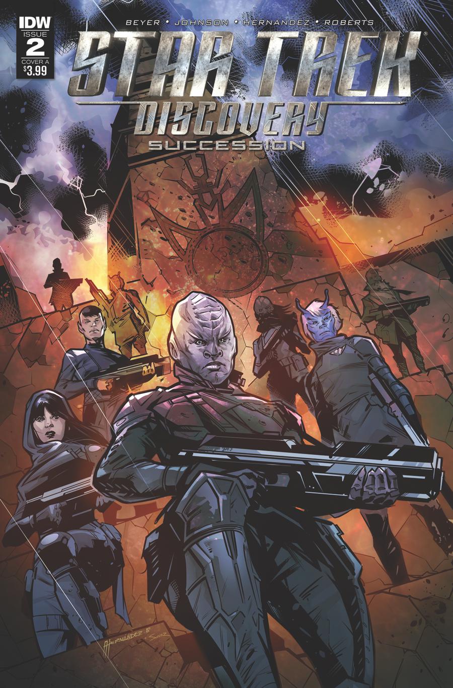 Star Trek Discovery Succession #2 Cover A Regular Angel Hernandez Cover