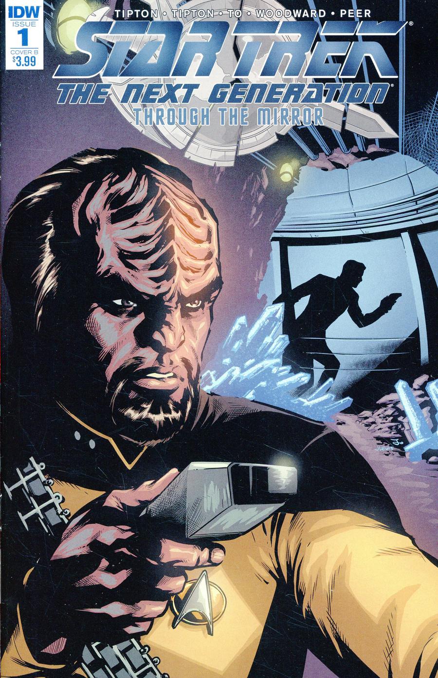 Star Trek The Next Generation Through The Mirror #1 Cover B Variant Chris Johnson Cover