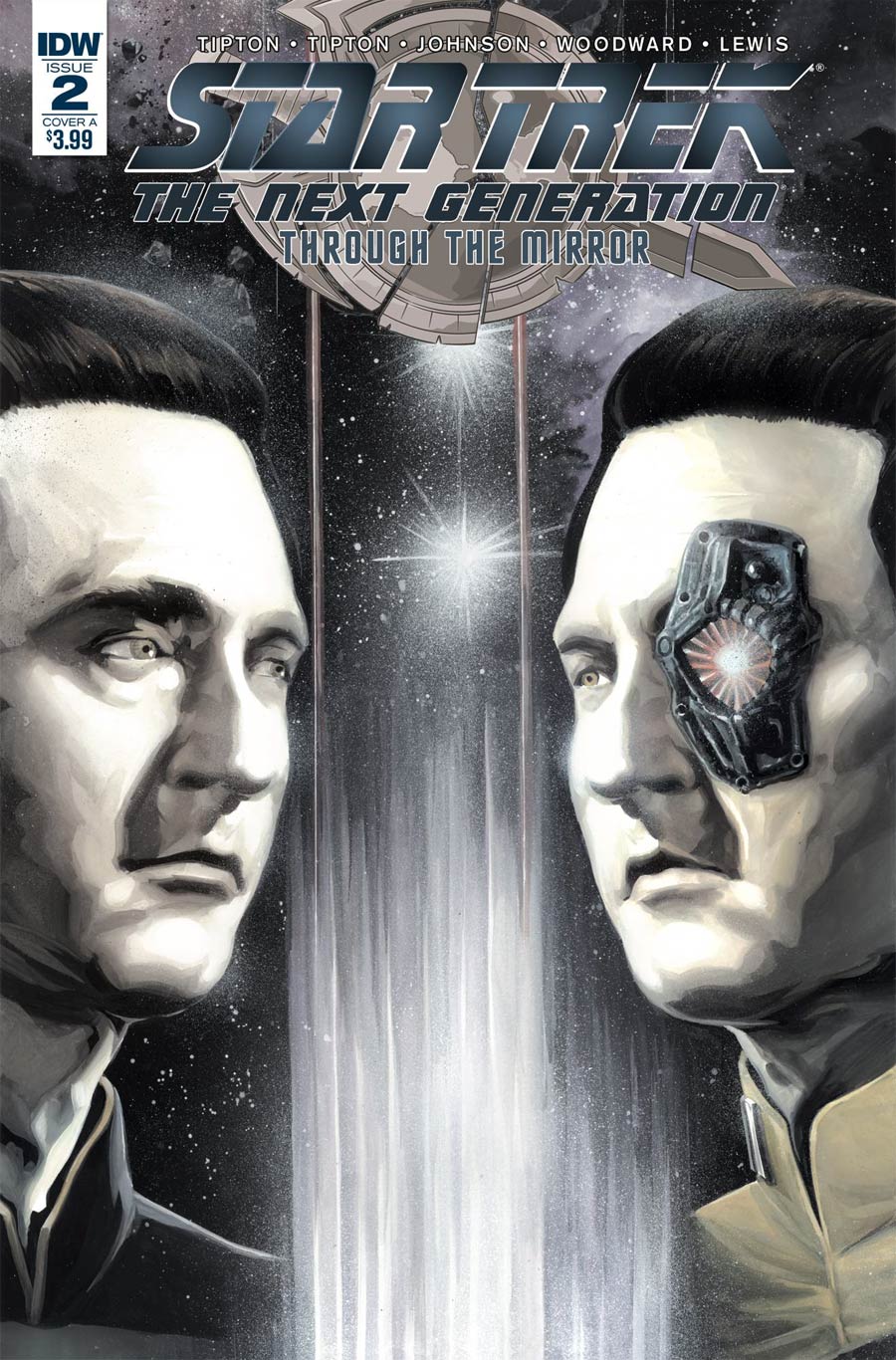 Star Trek The Next Generation Through The Mirror #2 Cover A Regular JK Woodward Cover