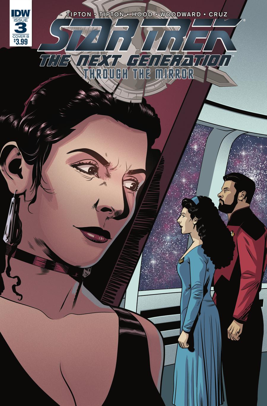 Star Trek The Next Generation Through The Mirror #3 Cover B Variant Josh Hood Cover