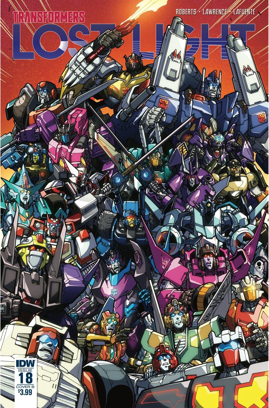 Transformers Lost Light #18 Cover B Variant Alex Milne Cover