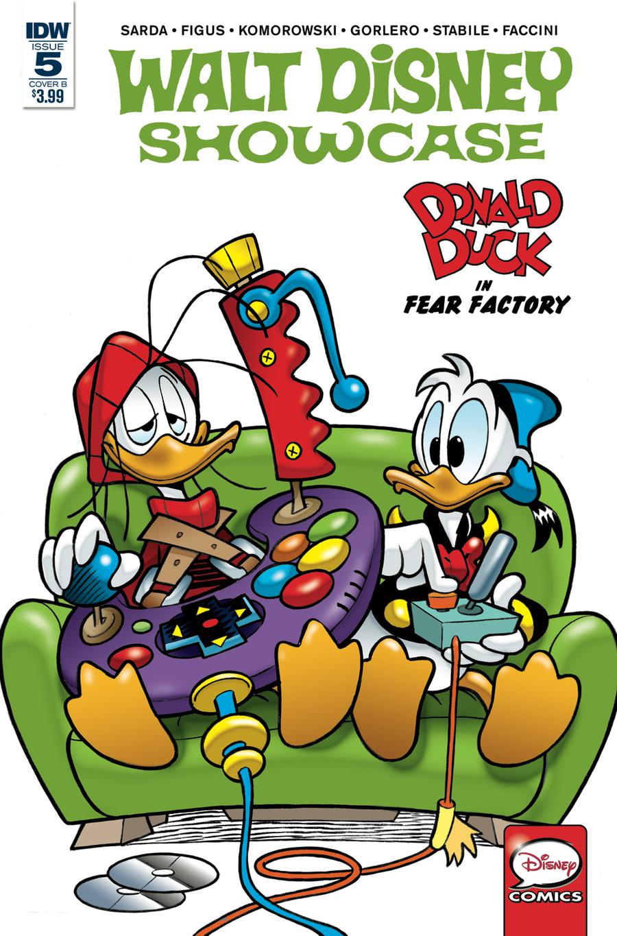 Walt Disney Showcase Vol 2 #5 Donald Duck Family Cover B Variant Andrea Freccero Cover