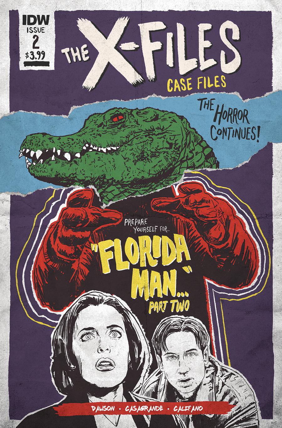 X-Files Case Files Florida Man #2 Cover B Variant JJ Lendl Cover