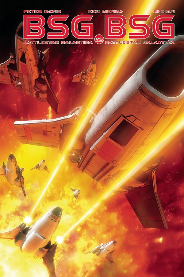 Battlestar Galactica vs Battlestar Galactica #5 Cover A Regular Adam Mojo Lebowitz Cover