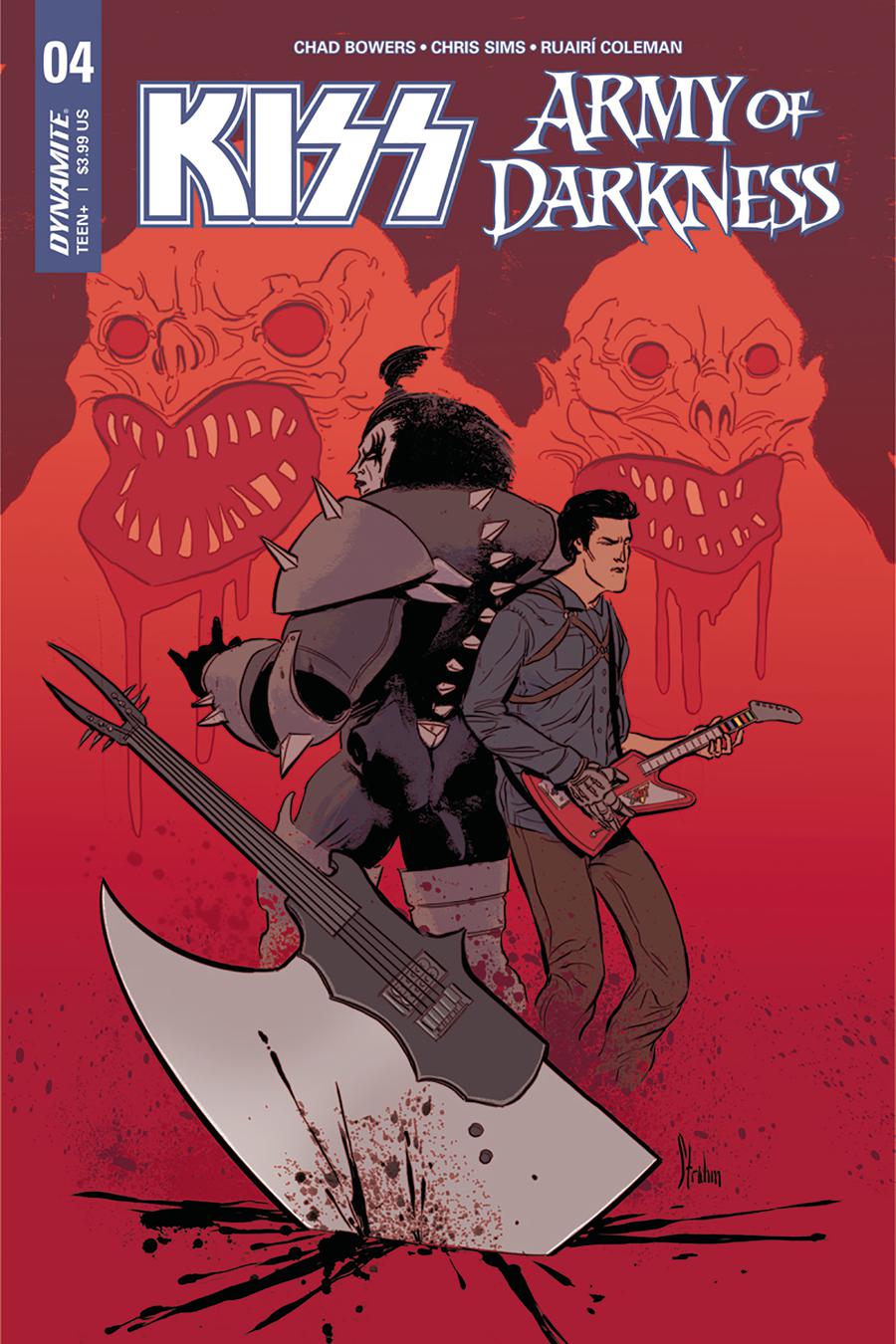 KISS Army Of Darkness #4 Cover A Regular Kyle Strahm Cover