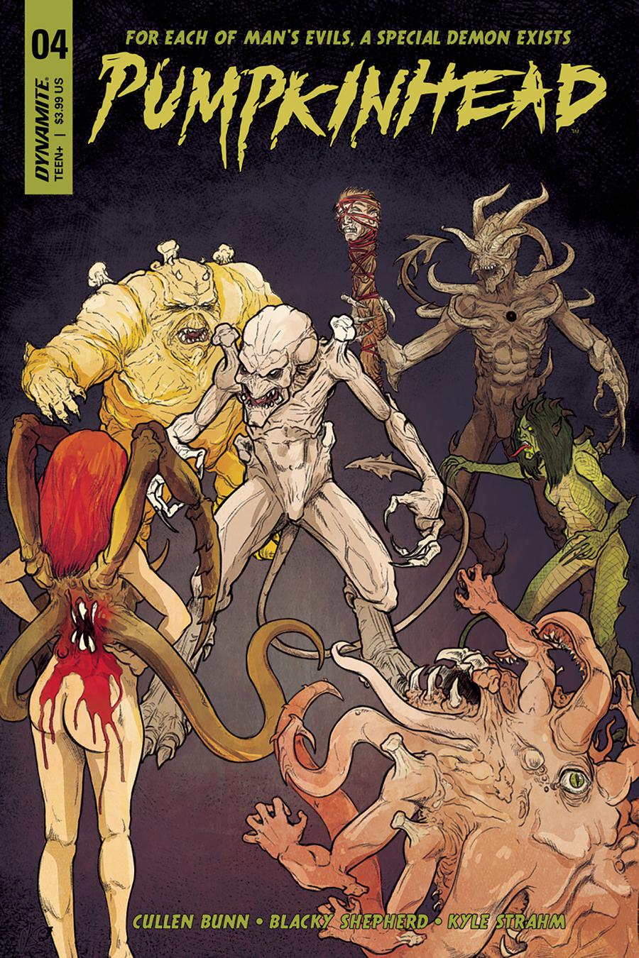 Pumpkinhead #4 Cover B Variant Blacky Shepherd Cover