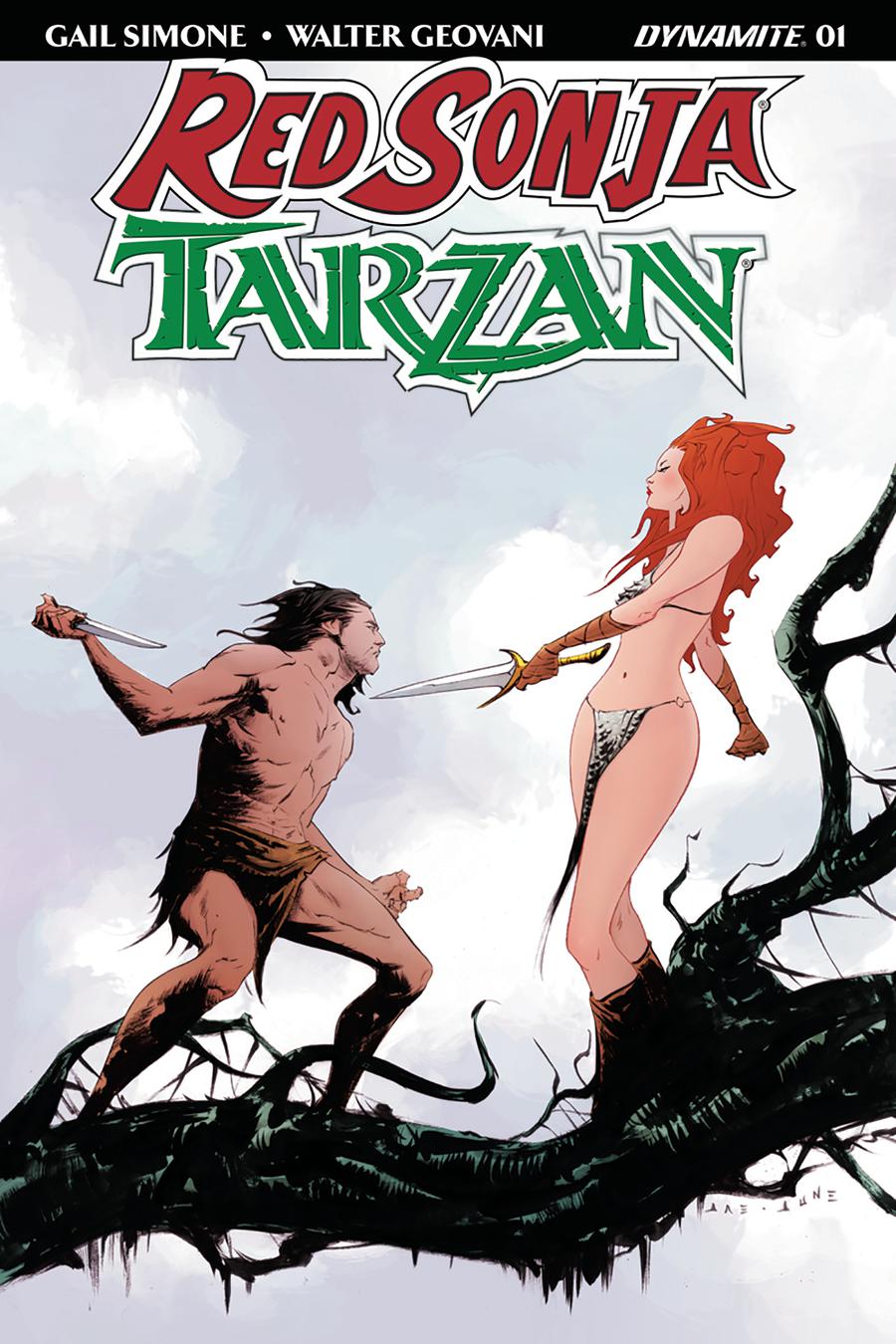 Red Sonja Tarzan #1 Cover B Variant Jae Lee Cover