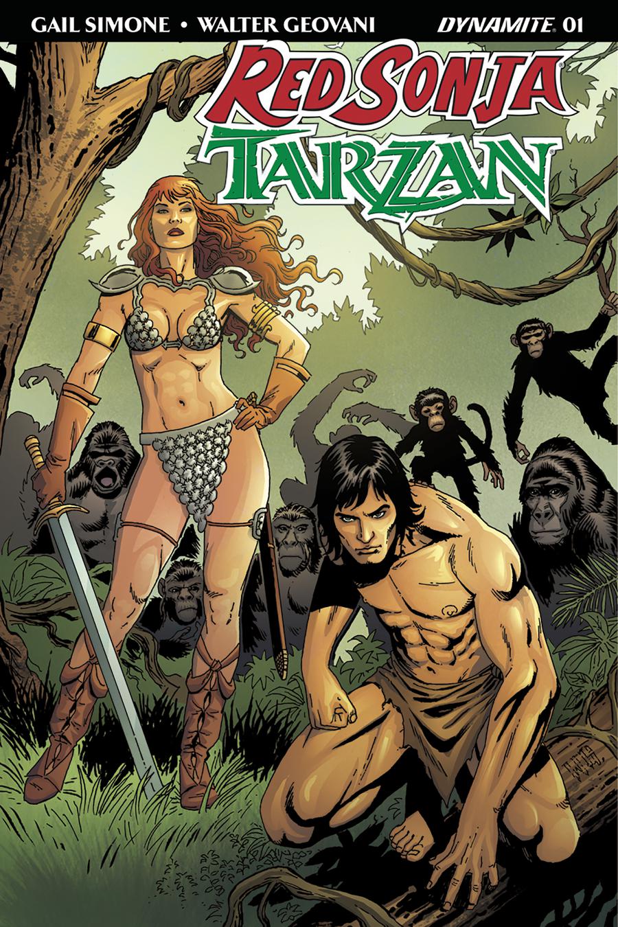 Red Sonja Tarzan #1 Cover D Variant Walter Geovani Cover