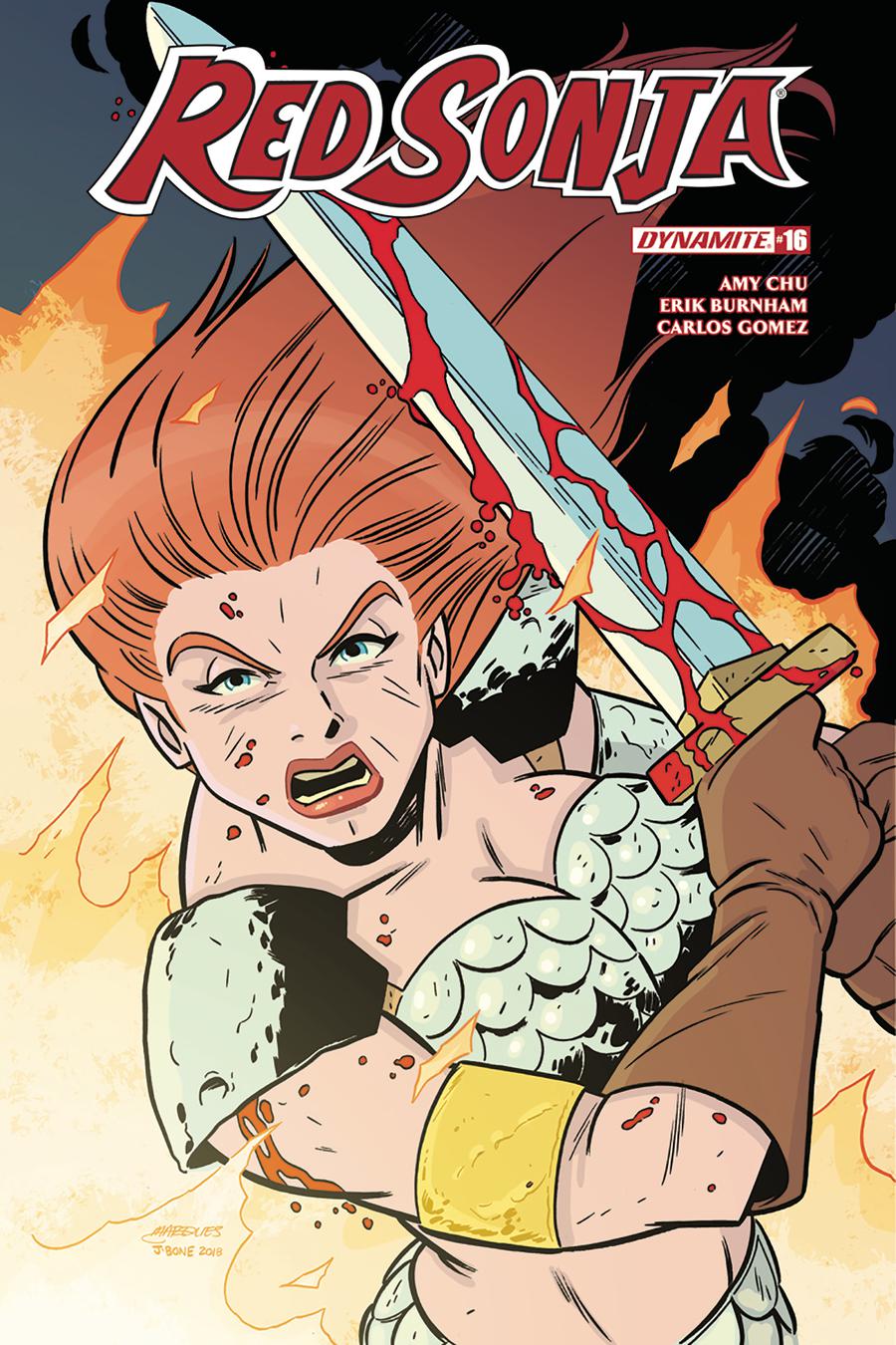 Red Sonja Vol 7 #17 Cover E Variant Anthony Marques Subscription Cover