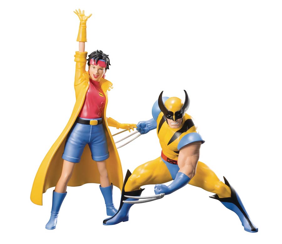 X-Men 92 Wolverine & Jubilee 2-Pack ARTFX Plus Statue