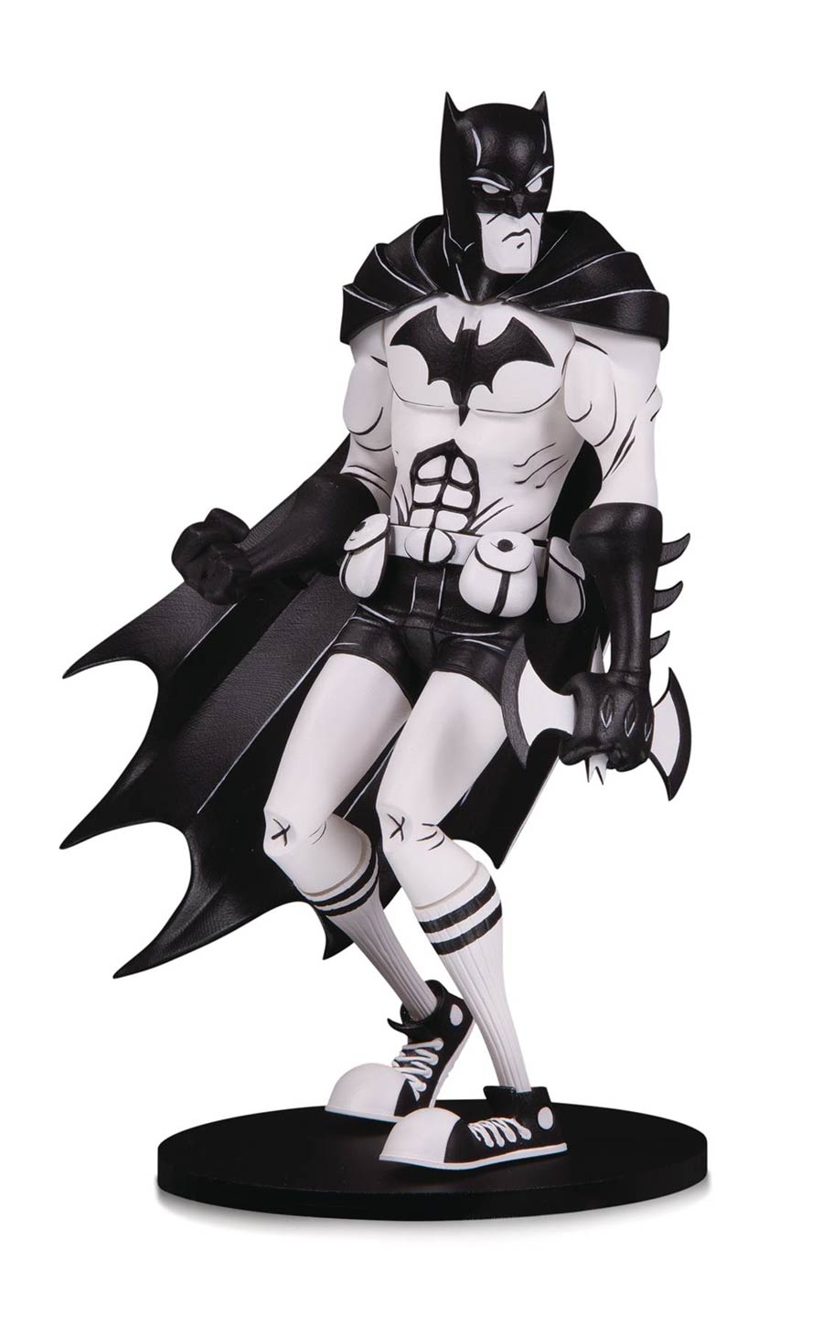DC Artists Alley Designer Vinyl Figure By Hainanu Nooligan Saulque - Batman Black & White Version