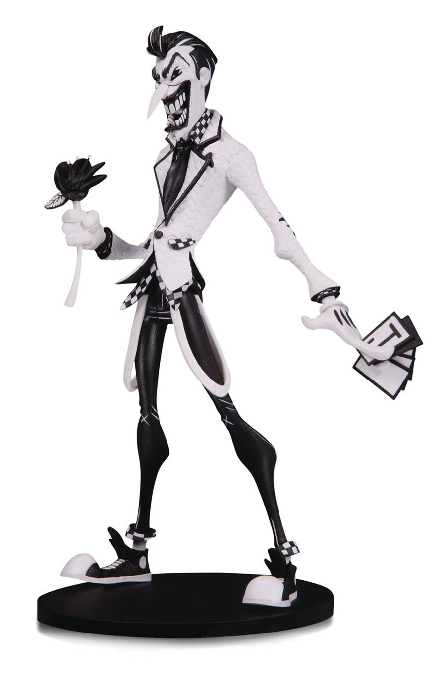 DC Artists Alley Designer Vinyl Figure By Hainanu Nooligan Saulque - Joker Black & White Version