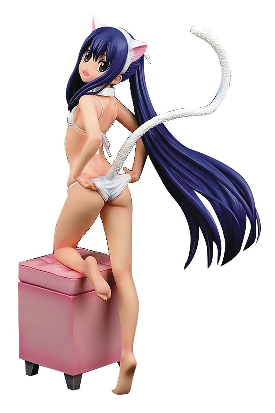 Fairy Tail Wendy Marvell White Cat Gravure 1/7 Scale PVC Figure