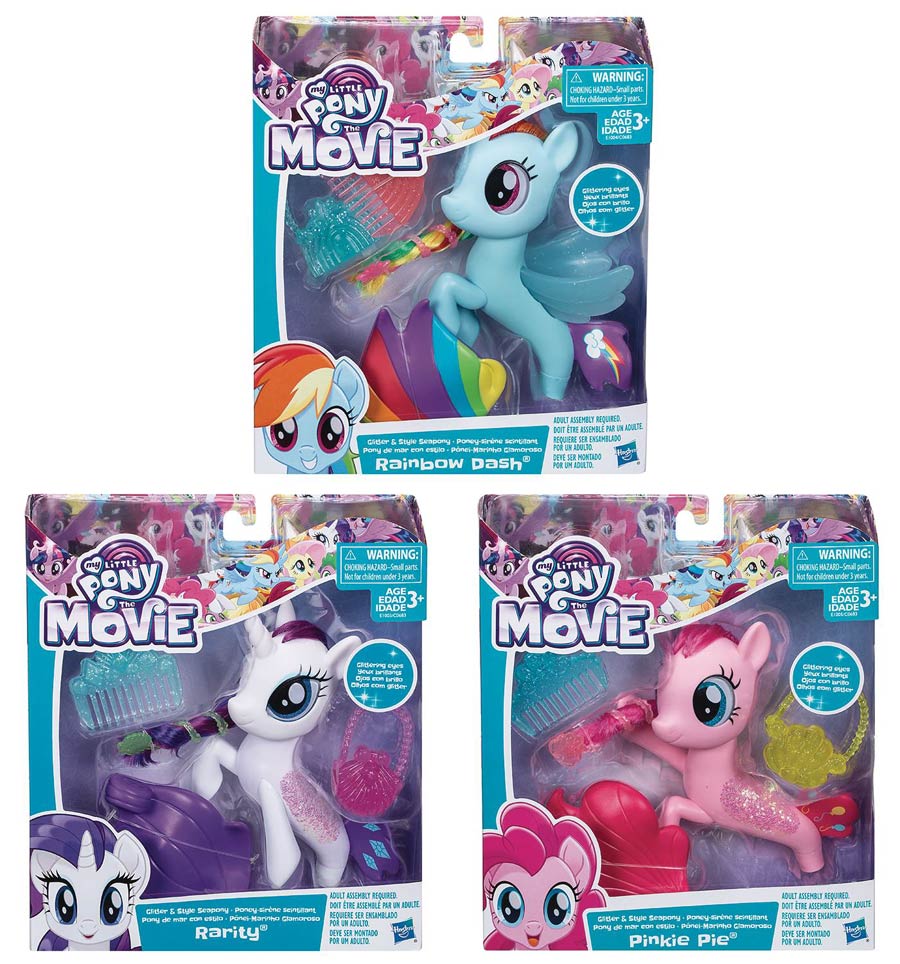 My Little Pony Glitter Style Seapony Assortment Case 201801