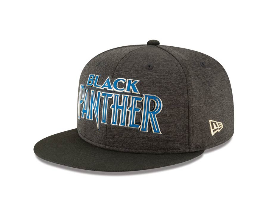 Black Panther Blue Logo Black 9Fifty Flex Fit Cap