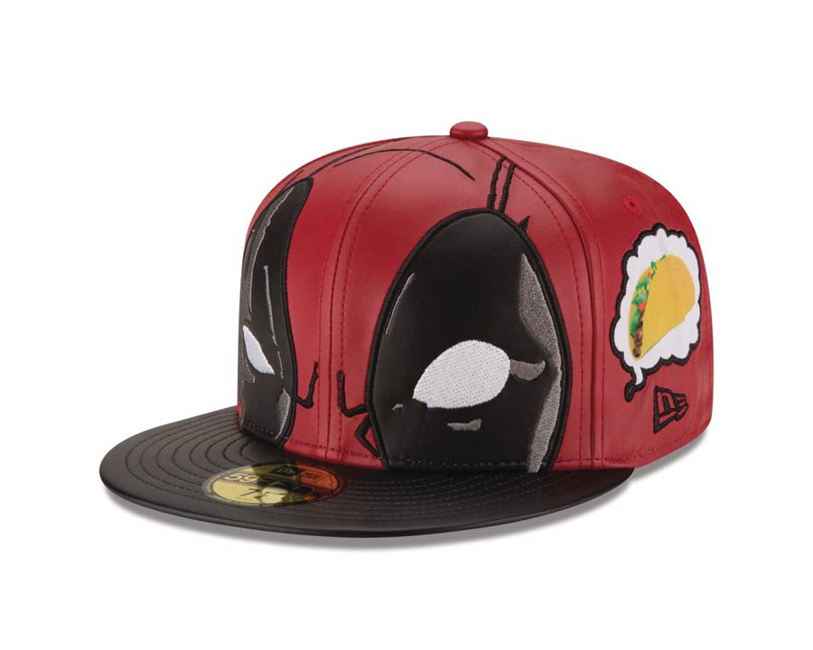 Deadpool Thinking About Tacos 59Fifty Fitted Cap Size 7 1/2
