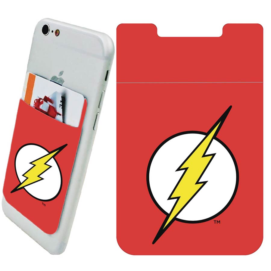 DC Heroes Logo Phone Card Holder - Flash