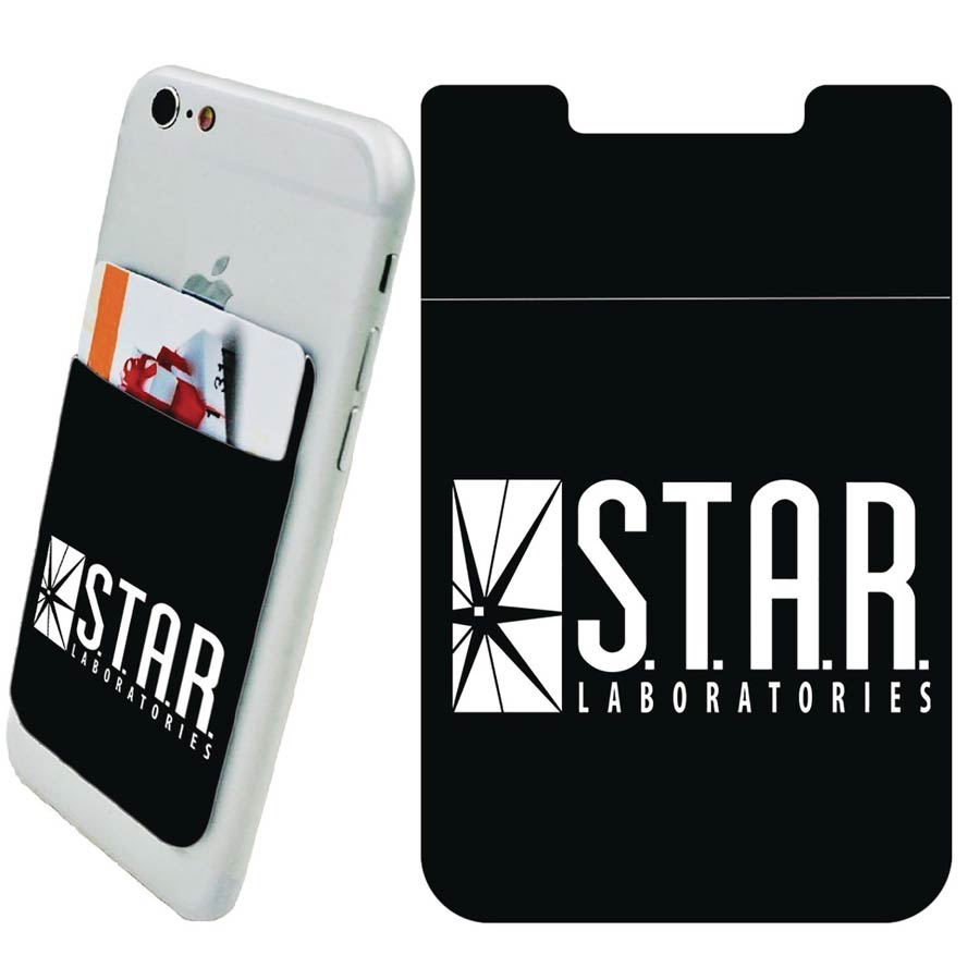 DC Heroes Logo Phone Card Holder - STAR Labs