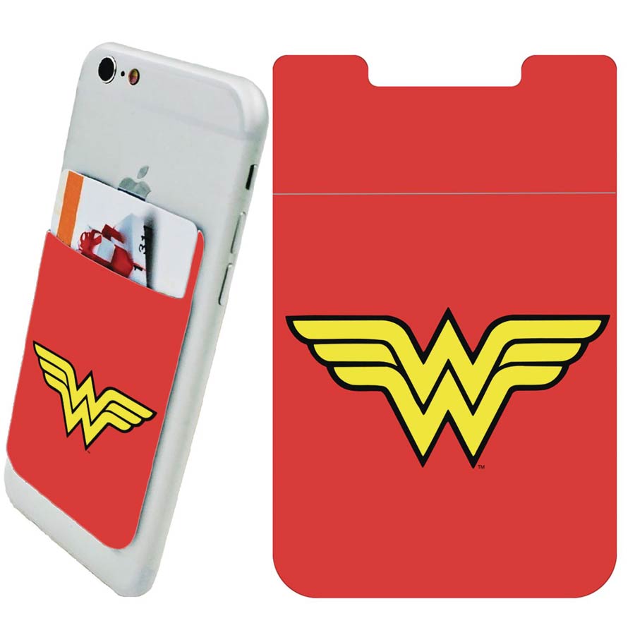 DC Heroes Logo Phone Card Holder - Wonder Woman