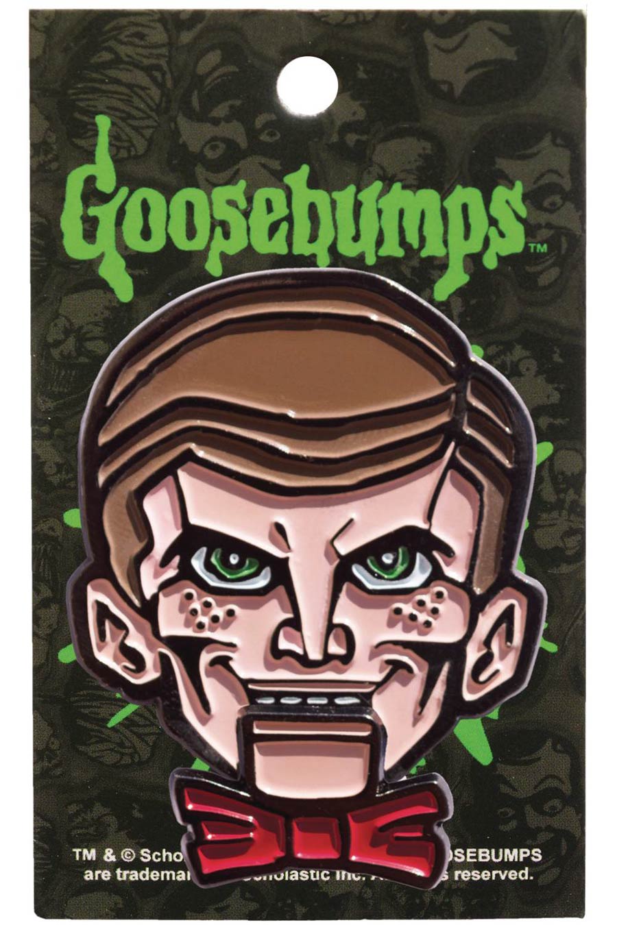 Goosebumps Slappy Dummy Enamel Pin