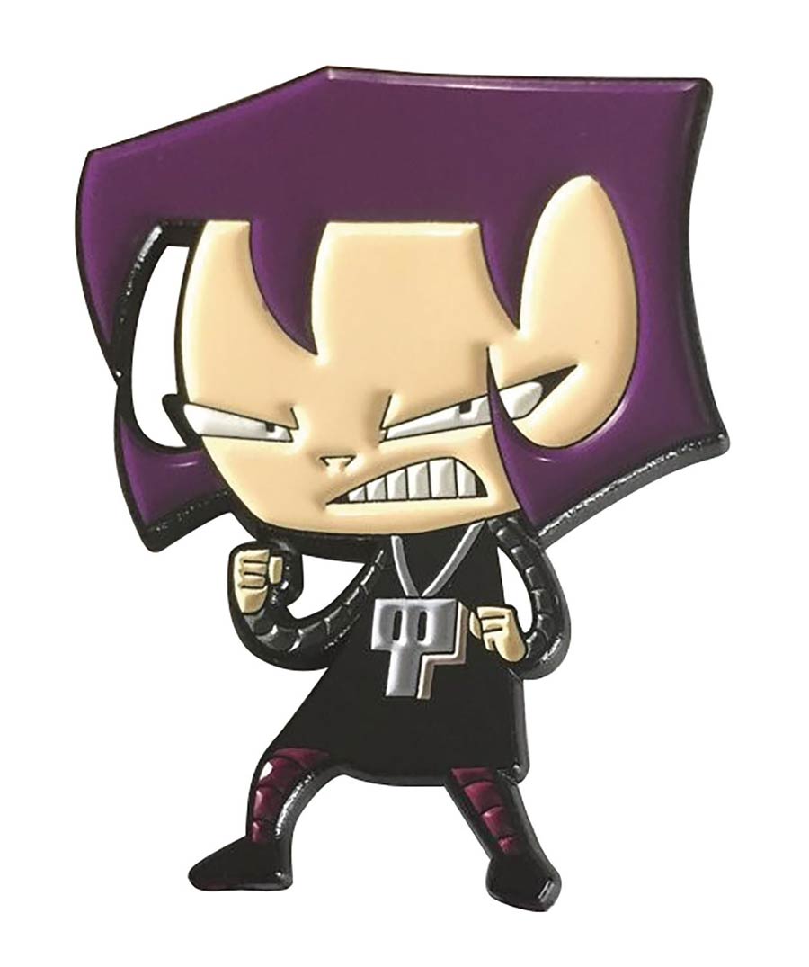 Invader Zim Lapel Pin - Angry Gaz