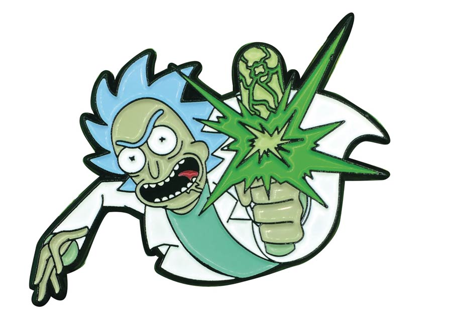 Rick And Morty Lapel Pin - Point Blank Rick