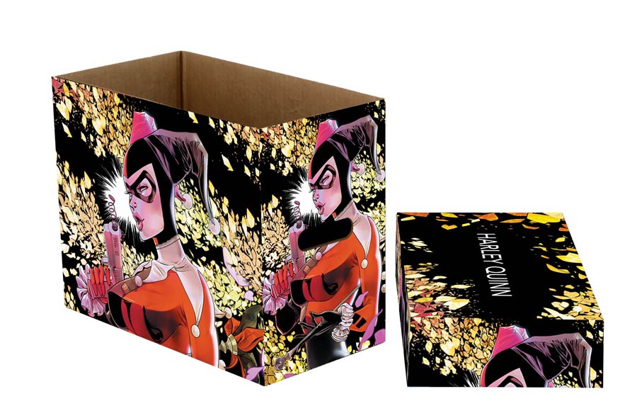 DC Comics Harley Quinn Flower Short Comic Storage Box 5-Pack