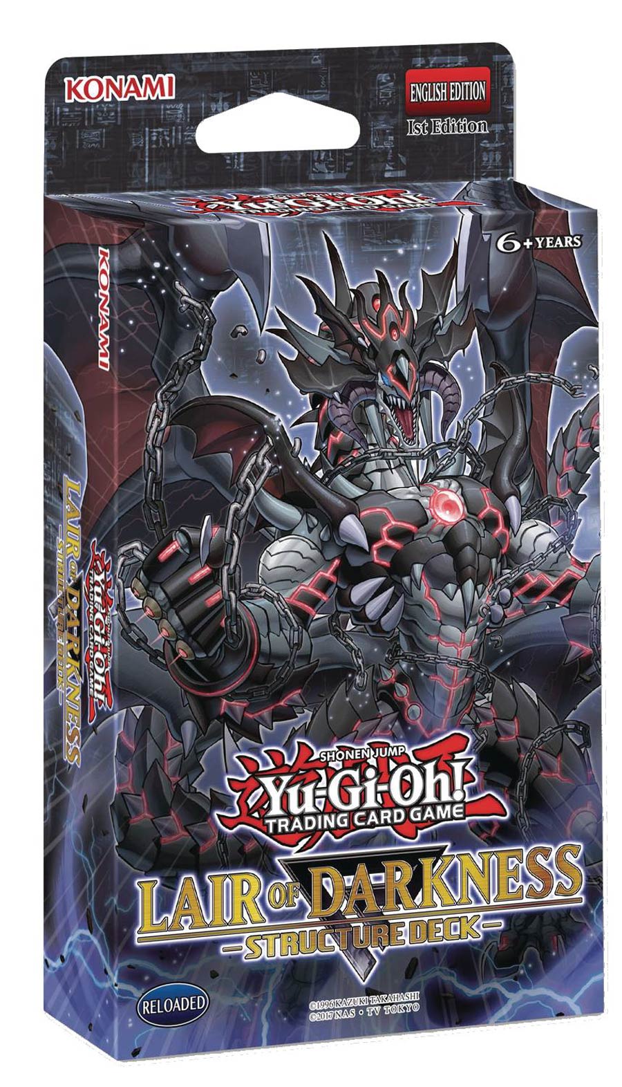 Yu-Gi-Oh Lair Of Darkness Structure Deck Display Of 8 Decks