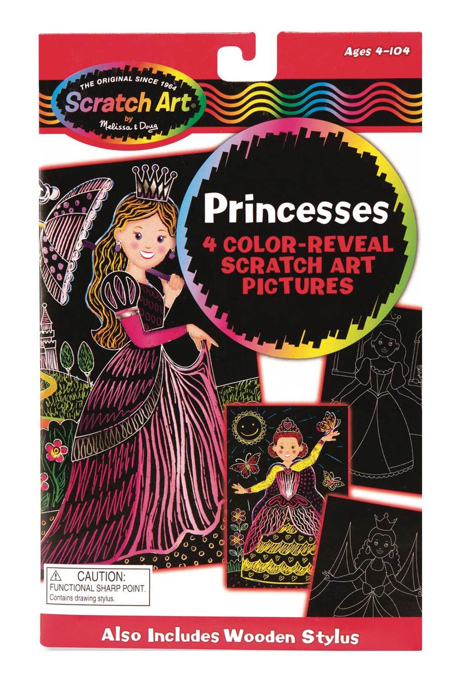 Melissa & Doug Color Reveal Pictures Princess