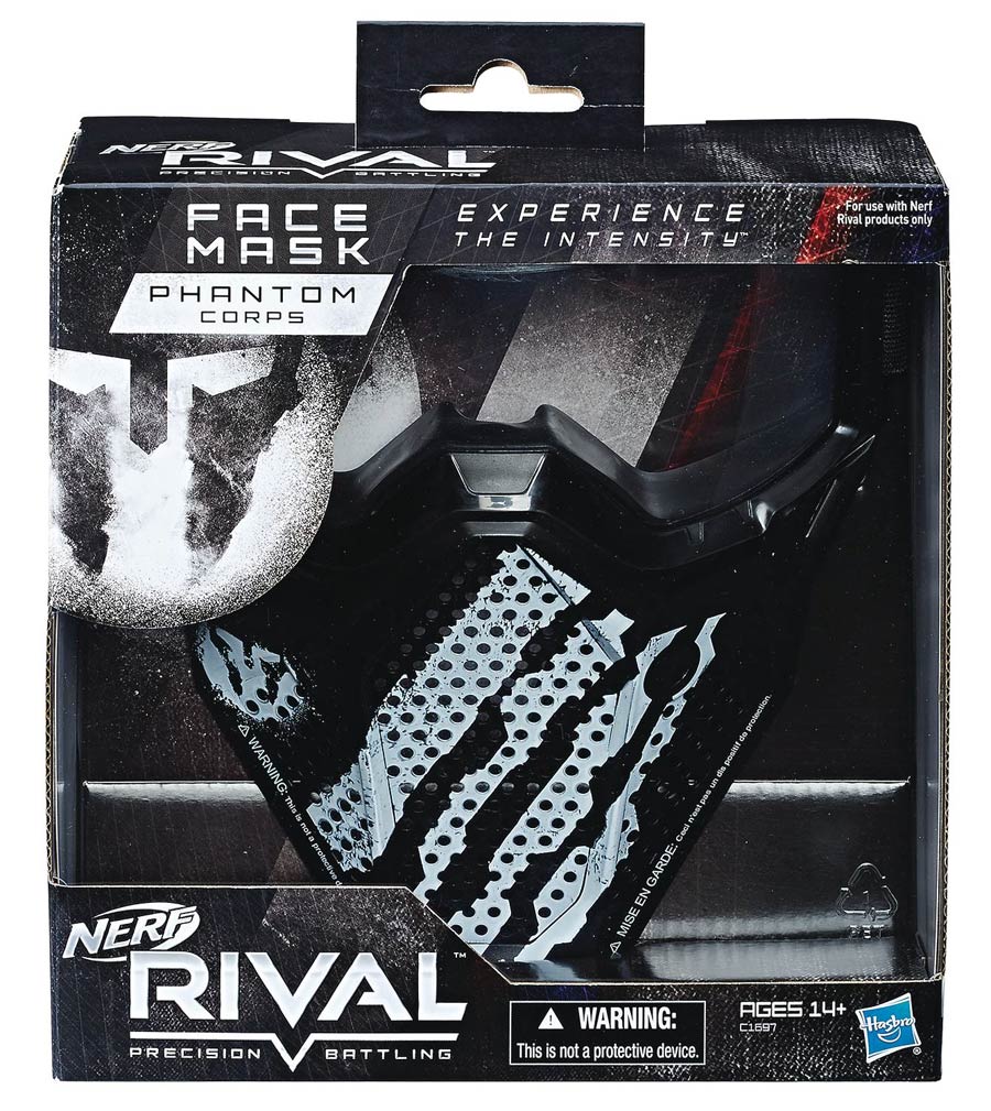 Nerf Rival Mask White Case