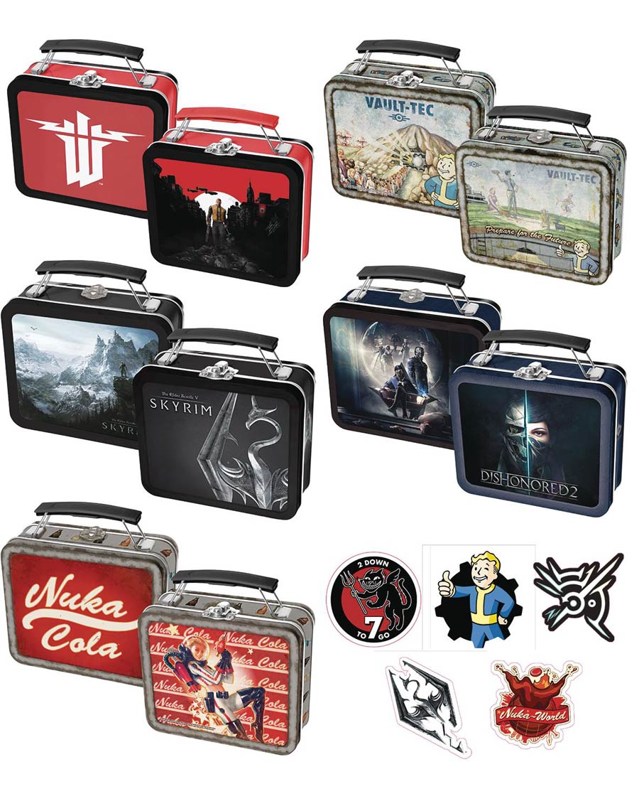 Best Of Bethesda Mini Tin Tote Series 1 Blind Mystery Box 10-Piece Display