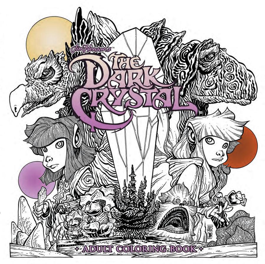 Jim Hensons Dark Crystal Adult Coloring Book SC