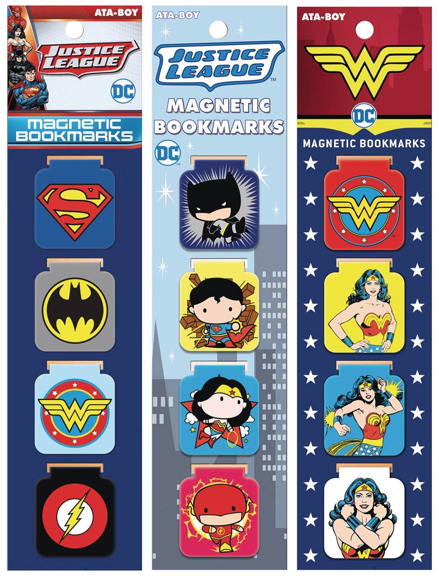 DC Comics Magnet Bookmark 12-Piece Assortment Case