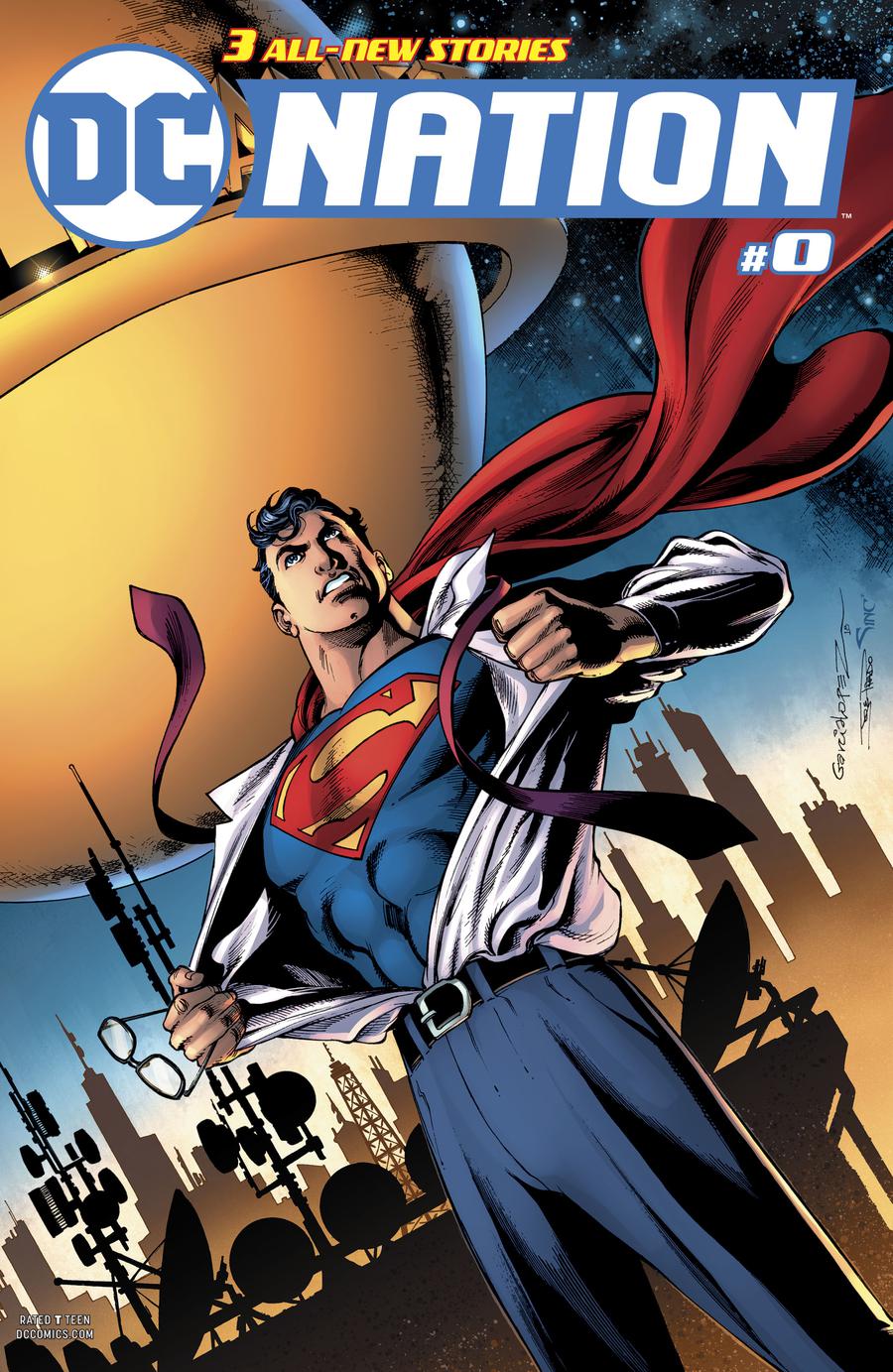 DC Nation #0 Cover B Incentive Jose Luis Garcia-Lopez Superman Variant Cover