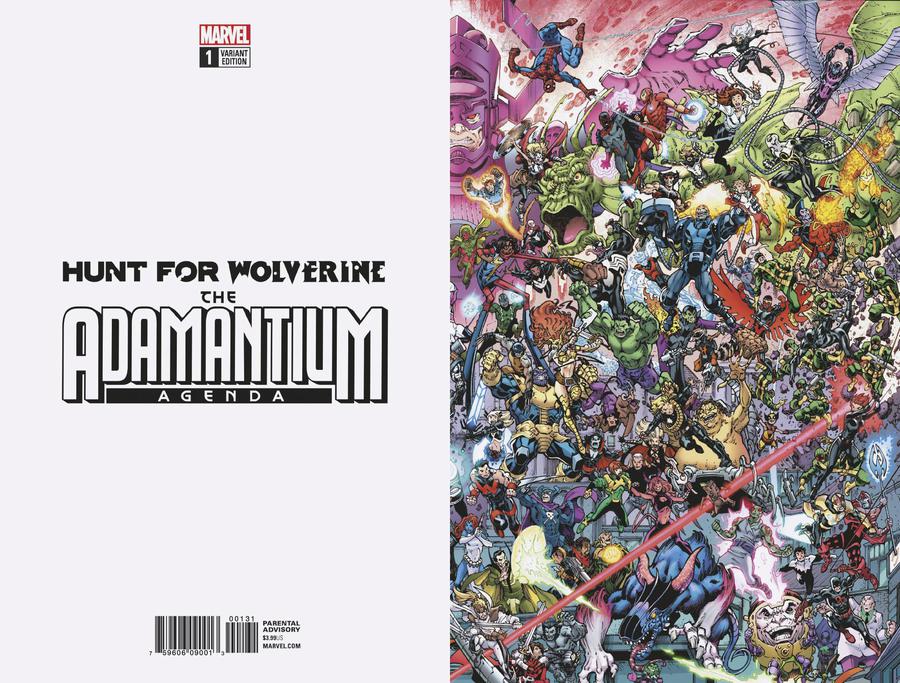 Hunt For Wolverine Adamantium Agenda #1 Cover C Variant Todd Nauck Wheres Wolverine Connecting Cover (2 Of 4)