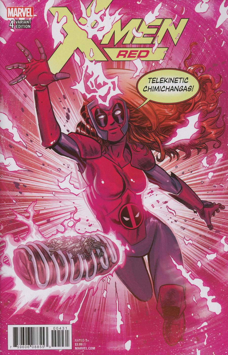 X-Men Red #4 Cover B Variant Brent Schoonover Deadpool Cover