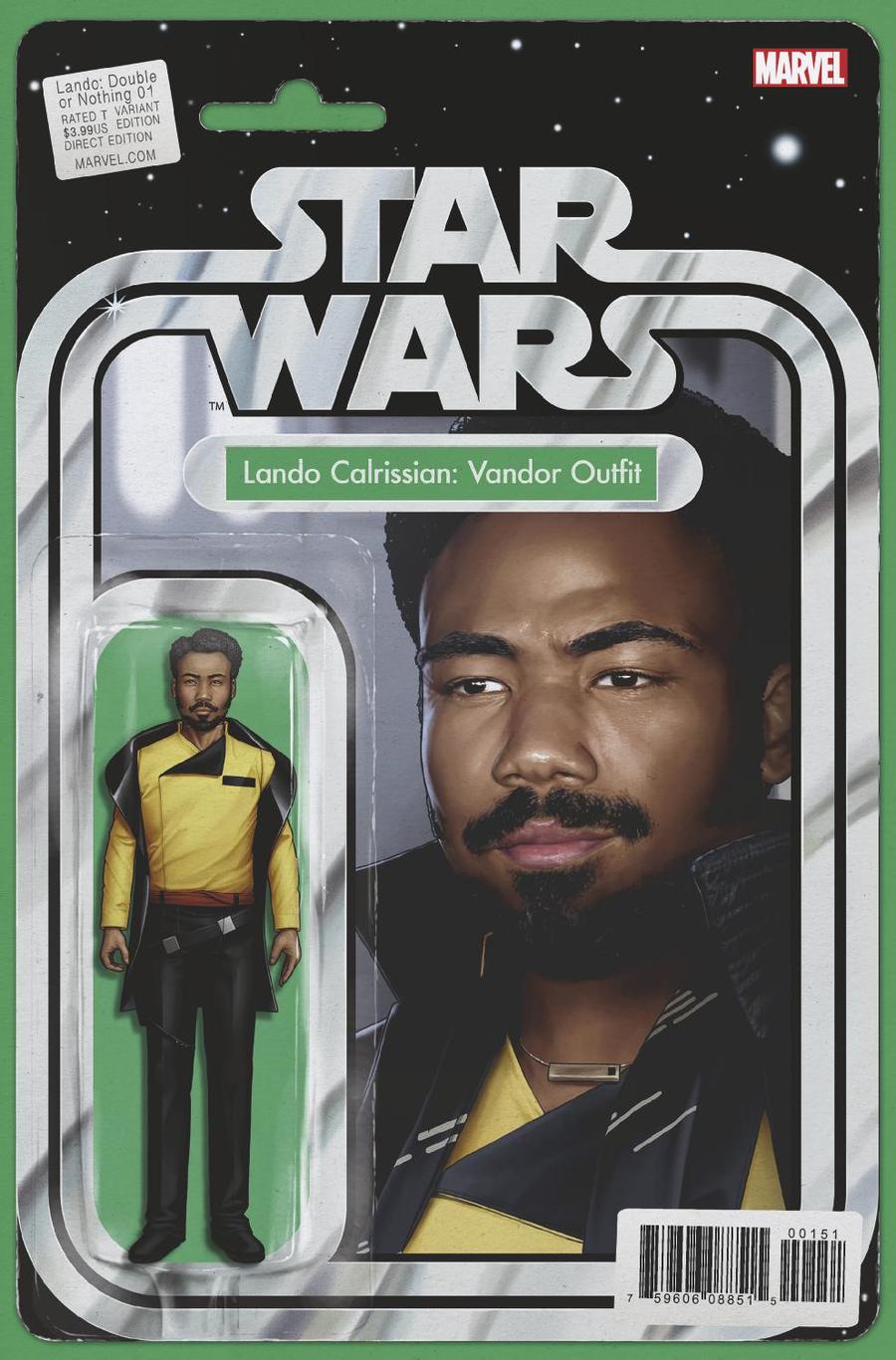 Star Wars Lando Double Or Nothing #1 Cover B Variant John Tyler Christopher Action Figure Cover